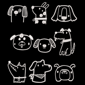 Dog Face 001 デザイン